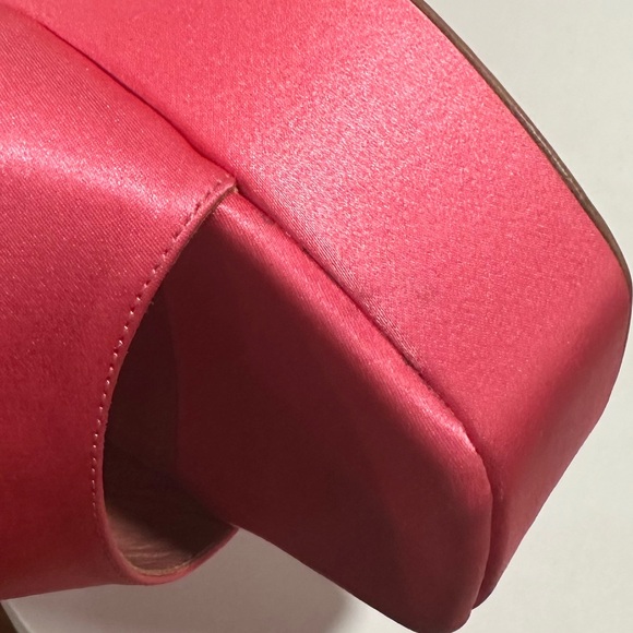 🌹AMINA MUADDI🌹 Dalida Satin Platform Mules Size: 36.5 - Picture 8 of 15